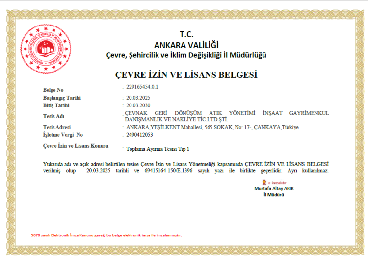 çevnak lisans üst yazı